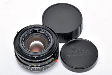 Leica Summicron-M 35mm f/2 Ver.4, Black 7-element Canada