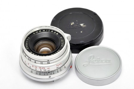 Leica Summicron-M 35mm f/2 Ver.1 Silver 8-element Germany
