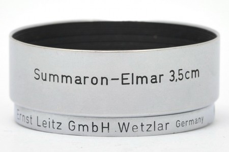 Leica FOOKH Lens Hood Silver for Summaron-Elmar 3.5cm 35mm