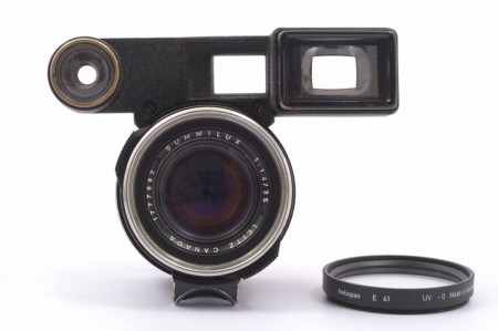 Leica Summilux-M 35mm f/1.4 Ver.1, Steel Rim M3 Goggle Black Paint