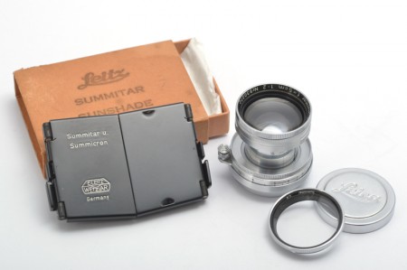 Leica Summitar 5cm 50mm f/2 Coated Hex Blade