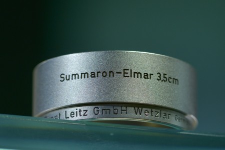 Leica FOOKH Lens Hood Silver for Summaron-Elmar 3.5cm 35mm