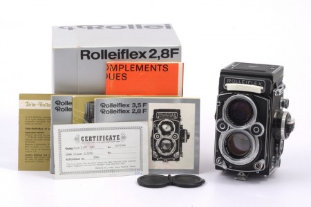 Rolleiflex 2.8F Whiteface with Carl Zeiss Planar 80mm f/2.8