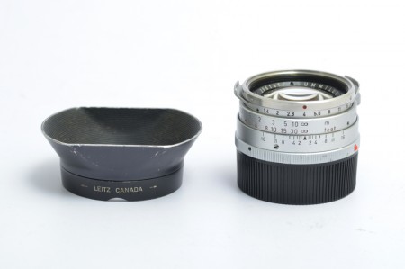 Leica Summilux-M 35mm f/1.4 Ver.1, Steel Rim Silver